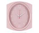 Часы настенные "Рубин" Классика (прямоугольные 27,5х31,5 см, розовые) 2832-009