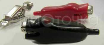 Крокодил-зажим  20А черный