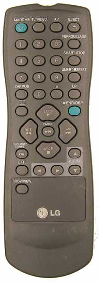 Пульт ДУ LG RC-1123401 (VCR) оригинал