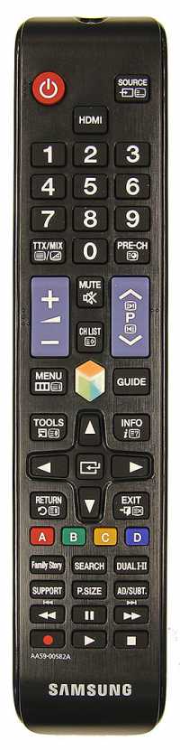 Пульт ДУ Samsung AA59-00582A / AA59-00581A 3D, (RM-D1078 универс, RM-L1080 универс)  оригинал
