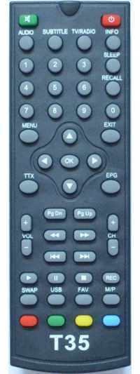 Пульт ДУ SAT World Vision T35 / T55, DVB-T2