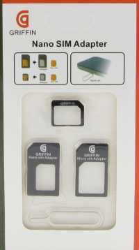 Адаптер с Nano-SIM на (Micro-Sim и обычную-Sim)