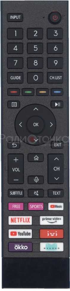 Пульт ДУ Hisense ERF3E80H (голосовое управление) оригинал