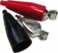 Крокодил-зажим  30А красный