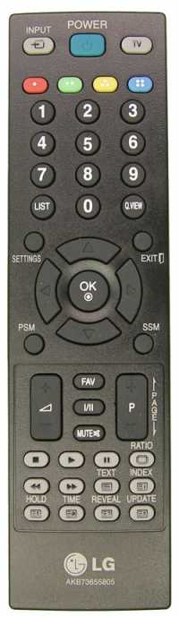Пульт ДУ LG AKB73655805, LCDTV, оригинал