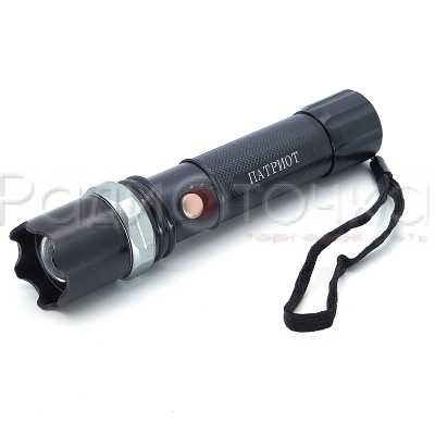 Фонарь Патриот PT-FLR07 (1L, 18650.,ZOOM)