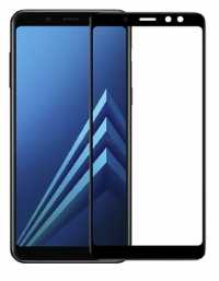Защитное стекло для Samsung Galaxy A8 (2018) black 2.5D