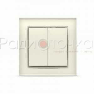 Выключатель UNIVersal Бриллиант  СУ 2 кл. сл. кость 7948622