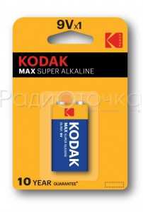 Элемент питания Kodak MAX 6LR61/6LF22 K1
