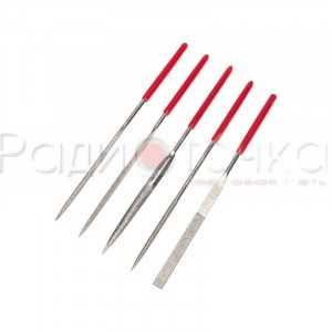 Набор надфилей, 140мм, 5 шт.