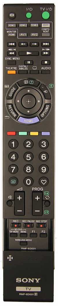 Пульт ДУ SONY RMF-ED001, RMF-ED001W, оригинал