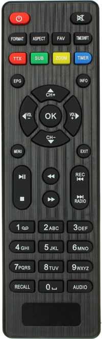 Пульт ДУ SAT Lumax DV-2118HD, DV-3201HD (Telefunken)