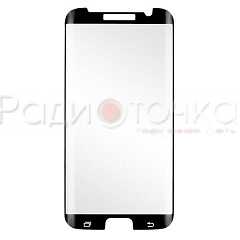 Защитное стекло для Samsung Galaxy S7 Edge black (полноклеевое) 3D