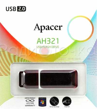 Флэш-память  8Gb Apacer AH321 Red