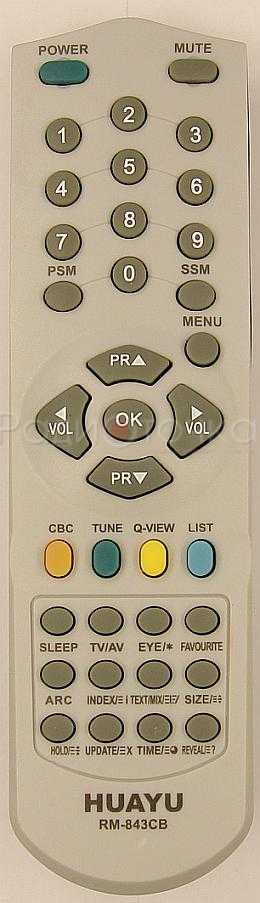 Пульт ДУ LG RM-843CB (универс)