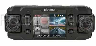Видеорегистратор Playme Nio (2 камеры, 140 град, 2,3", 1280 х 480)