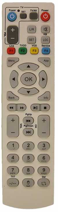 Пульт ДУ SAT Zala IP-TV GDL-62-ZTE030