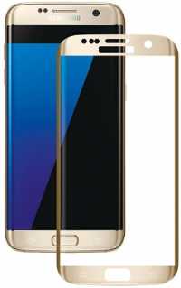 Защитное стекло для Samsung Galaxy S7 Edge gold 3D