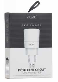 З/У VIDVIE 2.1A USB+ кабель Micro USB PLE208
