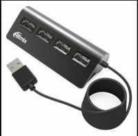 Концентратор USB 2.0 RITMIX CR-2400 black