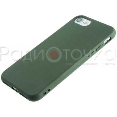Чехол-накладка iPhone 7/8 / SE 2020 (4.7) плотная матовая, оливковый