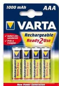 Аккумулятор Varta Ready2Use R03 1000mAh Ni-MH BL4
