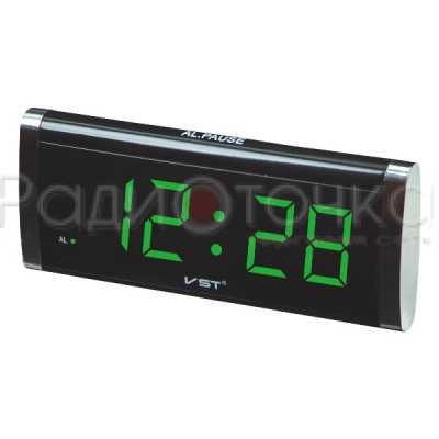 Часы VST730-2/4 (зел.цифры)