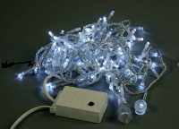 Гирлянда LED серебро 100 ламп 5-8м