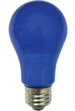 Лампа Ecola A55 E27 8W 108x55 Синяя пласт./алюм.