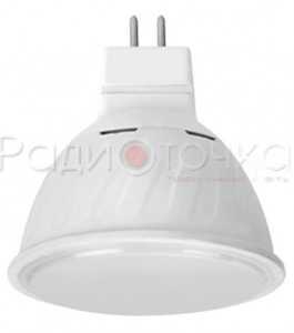 Лампа Ecola MR16 GU5.3 220V 10W 4200 51x50 матовое стекло