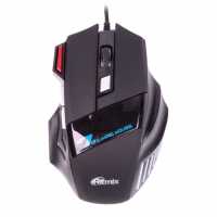 Мышь RITMIX ROM-345 игровая (2400dpi, 6 кнопки + 1 колесо-кнопка, USB)