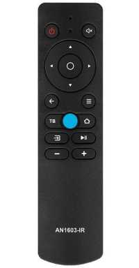 Пульт ДУ Dexp AN-1603-IR (AN1603) (HYUNDAI, HI, Leff, NOVEX, Telefunken, Витязь), ИК ВАРИАНТ!!!