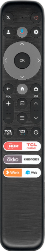 Пульт ДУ TCL RC813 FMB5 (902V FMB5), (голосовое управление), оригинал