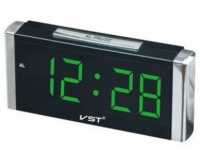 Часы VST731-2 (зел. цифры, без блока)