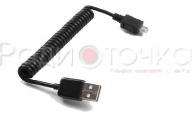 Кабель Орбита USB штекер - micro USB штекер, витой 3м