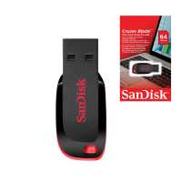 Флэш-память 32Gb Sandisk Cruzer Blade (USB 2.0  до 28 Мбайт/сек)