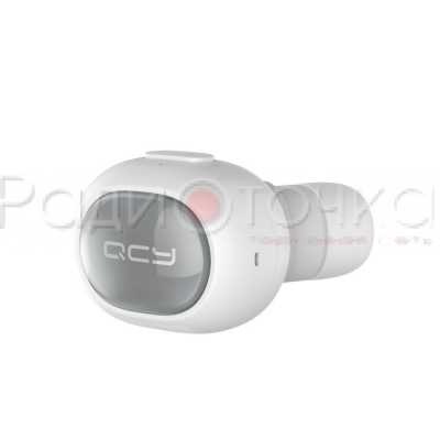 Гарнитура Bluetooth QCY Q26 Pro белая (моно)