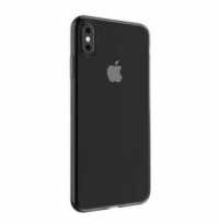 Чехол-накладка iPhone XS Max силикон чёрная