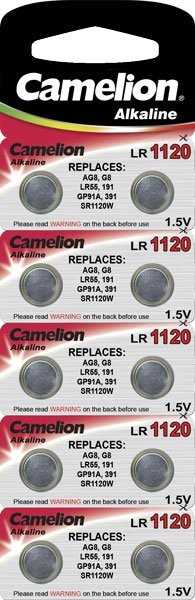Элемент питания Camelion  G08 (A391) BL10