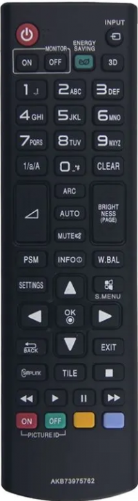 Пульт ДУ LG AKB73975762, оригинал