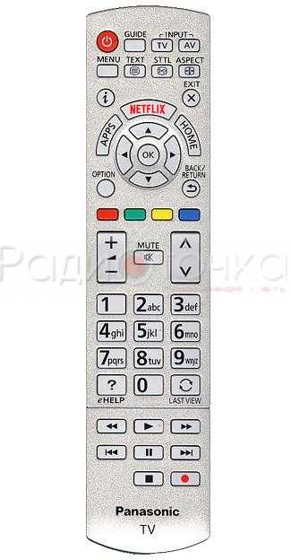 Пульт ДУ Panasonic N2QAYB001009, N2QAYB001001, N2QAYB001010, N2QAYB001011 оригинал