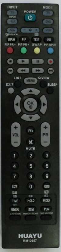 Пульт ДУ LG RM-D657 (универс) (корпус 6710900010A, MKJ39170805  plazma)