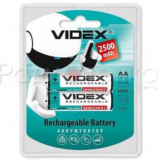 Аккумулятор VIDEX R6 2500mAh Ni-MH (LSD низк. саморазряд)