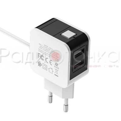 З/У BOROFONE BA41A 2USB (micro USB, дисплей)