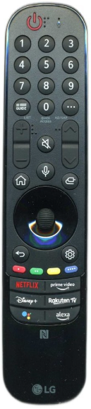 Пульт ДУ LG AN-MR22GN (AKB76040001, Netflix, NFC) (микрофон и мышь), оригинал