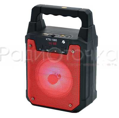 Портативная акустика KTS-1085  (Bluetooth, TF, micro-USB, 5W, аккум.)