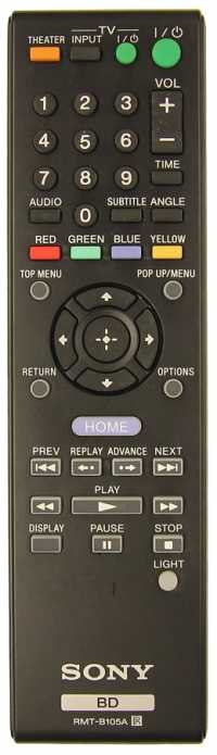 Пульт ДУ SONY RMT-B105A (Blue-ray player) оригинал