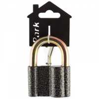 Замок навесной Park Ч/70, (ширина корп.=63мм, латунь, европодвес)