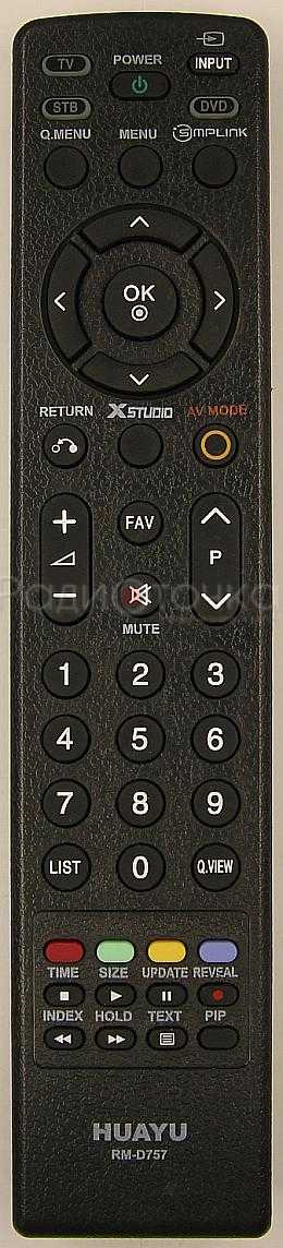 Пульт ДУ LG RM-D757 (универс) (корпус MKJ40653802)