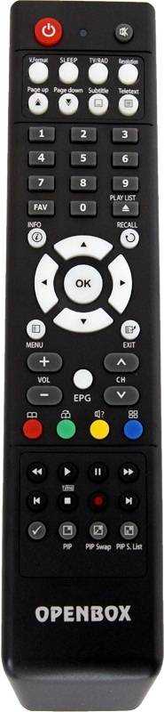 Пульт ДУ SAT НТВ+ S4, S5, S6, S7, S8, S9, S6 Pro+ HD, HD BOX HB 6000 Plus (Opentech, Openbox)